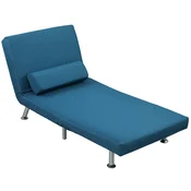 Homestar Ležalna stol 75x70x75 cm modra