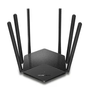Mercusys MR50G brezžični usmerjevalnik Gigabit Ethernet Dvopasovni (2,4 GHz / 5 GHz) Črna