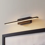 MCJ LED stenska svetilka Miroir 40 cm črna 3000K - Kopalnica - Sodobni - črna, matirana bela - Kovina