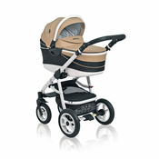 Coto Baby Otroški voziček Aprilia 3v1 – len bež