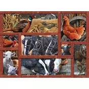 Cobble Hill Puzzle Prijatelji na kmetiji XL 275 kosov