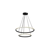 LED lestenec z zatemnitvijo na jeklenem kablu LED/55W/230V 3000-6500K premer 60 cm + daljinski upravljalnik