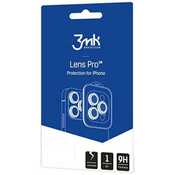 3MK Lens Protection Pro iPhone 15 Pro 6.1 blue Camera lens protection with mounting frame 1 pc.