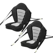 VEVOR Sedež za kajak 2 kosa 525x450x315 mm črn