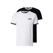 ELLESSE Majica Meduno temno modra/rdeča/črna/bela