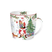 Porcelain mug, 350 ml, JOYFUL SANTA - Nuova R2S brand