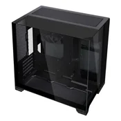 Računalniško ohišje Lian Li O11 Vision-M, Micro-ATX, kaljeno steklo, črno