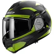 Motociklisticka kaciga na preklop LS2 FF906 Advant Revo crno-fluo žuta mat