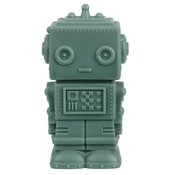 A Little Lovey Company - Hranilnik Robot Dark Sage