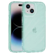 Aurora Wave maska za iPhone 14 - zelena