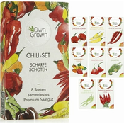 Own Grown Chili Seeds set 8 semen