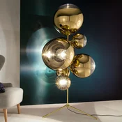 Tom Dixon Mirror Ball Floor Chandelier, zlata, 182 cm - Dnevna soba/jedilnica - Dizajn - zlato rumene barve - Plastika