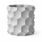 shumee Siv 3D geometrijski cvetlični lonček, sodoben okras za rastline