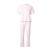Hunkemöller Pižama Valerie mauve/rdeča