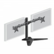 Iiyama DS1002D-B1 Dual-Monitorarm mit Standfuß - für bis zu 76 cm (30 Zoll), für zwei Bildschirme