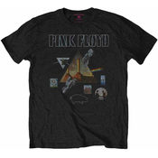 Pink Floyd Majica Montage Unisex Black L