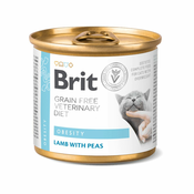 Brit Veterinary Diets GF cat Obesity 200 g