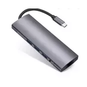 Adapter-konvertor TIP-C na HDMI + 4XUSB 3.0 + TIP C + SD/Micro + Audio+VGA + RJ45