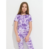 Sinsay - Pamucna majica sa tie-dye uzorkom - lavanda