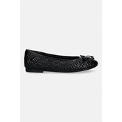 Balerinke Tommy Hilfiger Th Quilted Ballerina FW0FW09264 Črna