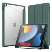 JETech ovitek za iPad 9,7 (2018/2017) z držalom za svinčnik – temno zelena