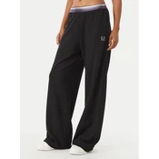 EA7 Emporio Armani Spodnji del trenirke 7W001517 AF12501 UC001 Črna Wide Leg