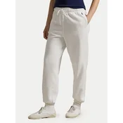 Polo Ralph Lauren Spodnji del trenirke Prl Flc Pnt 211943009001 Bela Regular Fit