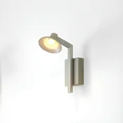 Lucande LED stenska svetilka Steve, aluminij, 24 cm, USB, z možnostjo zatemnitve - Dnevna soba/jedilnica - Sodobni - aluminijasta barva - Kovina