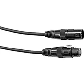 Eurolite Eurolite DMX kabel 3 m črne barve 5-Pol XLR