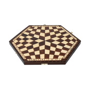 AtmoWood Lesen šah - heksagon za 3 igralce
