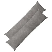 vidaXL Prevleka za blazino 2 pcs HEERLEN Svetlo siva 40 x 145 cm