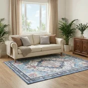 vidaXL Preproga ORIZ večbarvno 160 x 160 cm 100% poliester