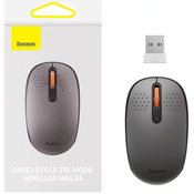 Wireless mouse Baseus F01B Tri-mode 2.4G BT 5.0 1600 DPI (frosted grey)