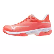 Ženska obutev za tenis Mizuno Wave Exceed Court Clay Calypso Coral/White/Barelypink  EUR 40,5