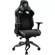 COUGAR CGR-T2F-GLB Univerzalna stolica za igranje Tapacirano podstavljeno sjedalo Crno