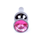 Gardj Europe MyLove Toys – Nakit Dark Silver BUTT PLUG – roza