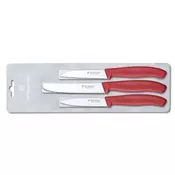 Victorinox set 3 noža za povrce 6.7111.3, crveni