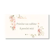 Personal Kartica kot povabilo za mizo - Spring time Izberite količino: 1 kos - 10 kos