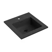 Mexen Otis vgradni umivalnik 46 x 46,5 cm, črna mat - 25184571