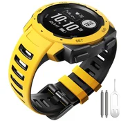 Infostyle Silikonski pašček za Garmin Instinct/Instinct 2 – rumena