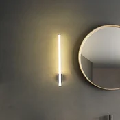 Molto Luce LED-stenna svetilka VINA UP M, črna, višina 60 cm, IP44, CCT - Kopalnica - Sodobni - Aluminij
