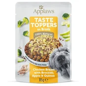 Kapsica Applaws Dog Taste Toppers u Juhi pileca prsa, brokula, jabuka, kvinoja 85 g