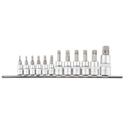 shumee Torx nastavki z nastavkom 1/4, 3/8, 1/2, komplet 12 kosov
