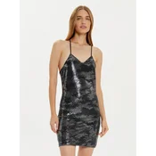 Noisy May Koktel haljina Shimmer 27032000 Crna Slim Fit