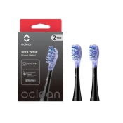 Oclean Nastavek Ultra White - 2 kos Črna, za električno zobno ščetko