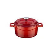 Saucepan, Trendy range, cast iron, 14 cm, red - LAVA brand
