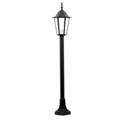 Retro vrtna svetilka Liguria 96cm E27 IP43 črna Goldlux 202185