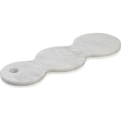Dekorativni pladenj SKAGEN, 40 cm, siva, marmor, Humdakin