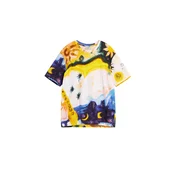 Desigual Majica Cosmos nočno modra/rumena/oranžna/bela