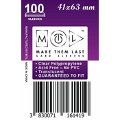 Pravi Junak Make Them Last Ovitki za karte MUS 41x63 mm, 100 ovitkov Soft